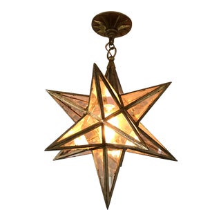 Visual Comfort Moravian Star Light Fixture For Sale