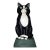 1990s Cast Iron Tuxedo Cat Doorstop From Canada For Sale