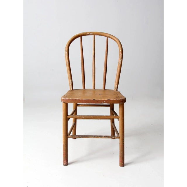 Farmhouse Antique Farmhouse Windsor Chair For Sale - Image 3 of 11