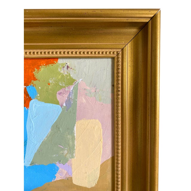 "Shape Shifter" 2026 Painting With VIntage Frame by Jessalin Beutler For Sale - Image 4 of 4