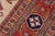 Textile Shabby Chic Tribal Super Kazak Ivory/Red Wool Rug - 8'9'' X 11'8'' For Sale - Image 7 of 10