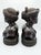 Mid-Century East African Hand-Carved Wooden Busts Pair For Sale - Image 6 of 7