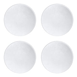 Reactive Dinnerware - White Bread Plate, Set of 4 For Sale