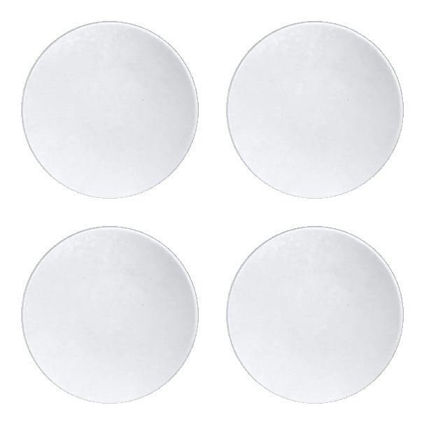 Reactive Dinnerware - White Bread Plate, Set of 4 For Sale