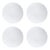 Reactive Dinnerware - White Bread Plate, Set of 4 For Sale