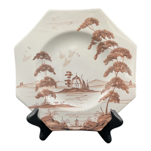 1990s Isis by Deborah Sears Hand Painted Dessert Plate