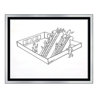Late 20th Century Portal of Authority, Mark Kostabi For Sale