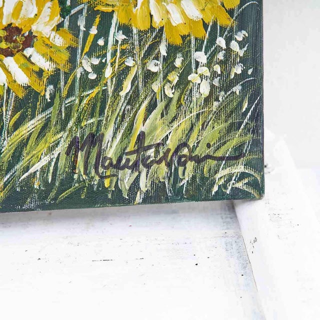 Costanza Mantovani, Field of Flowers, 2007, Oil on Canvas For Sale - Image 4 of 9