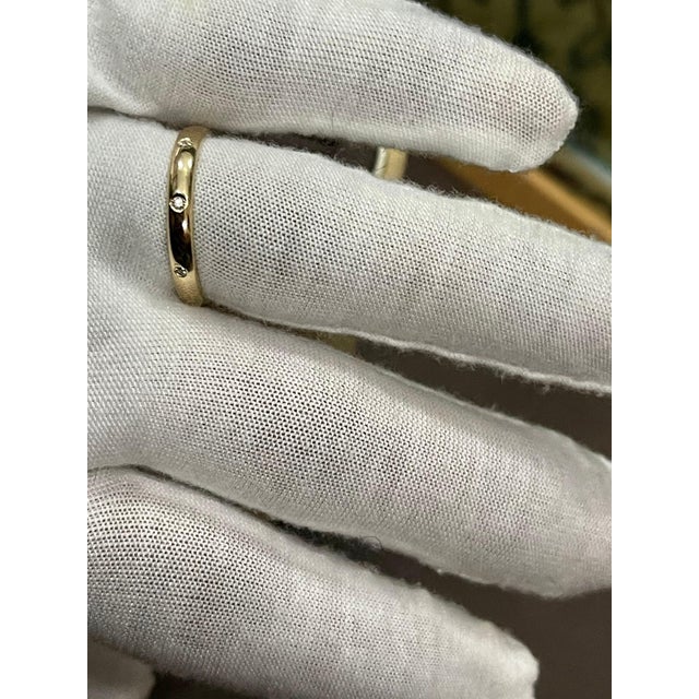 6 Flush Set Bezel Diamond Eternity Wedding Band in 14 Karat Yellow Gold For Sale - Image 10 of 18