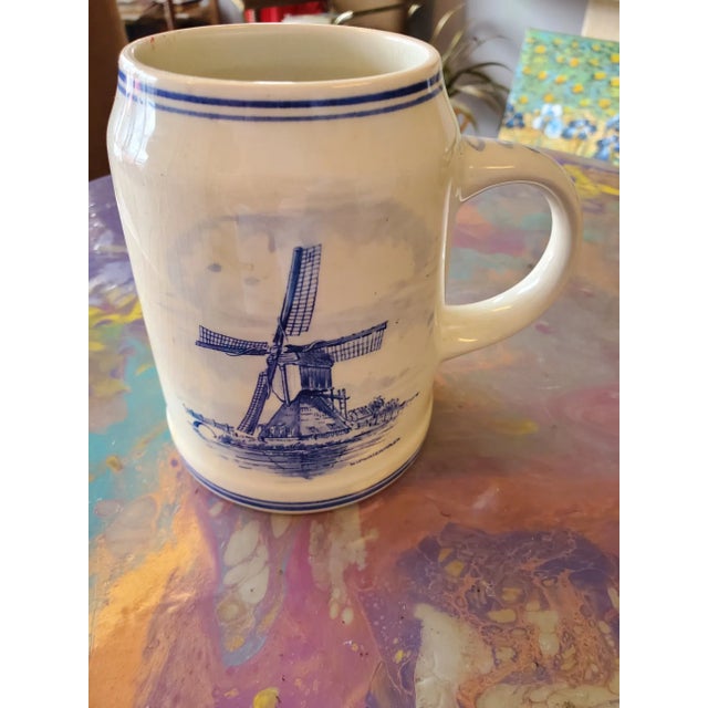 1930s 1930s Delft Pottery From Holland Mug For Sale - Image 5 of 5
