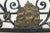 1900 - 1909 Early 20th Century Ship -Themed Renaissance Revival Gold & Black Iron Console For Sale - Image 5 of 8