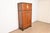 Drexel Drexel Heritage Hollywood Regency Chinoiserie Burl Wood Armoire Dresser or Bar Cabinet, Circa 1970s For Sale - Image 4 of 11