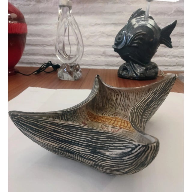 Brown Mid-Century Centerpiece, Spain, 1950s For Sale - Image 8 of 9