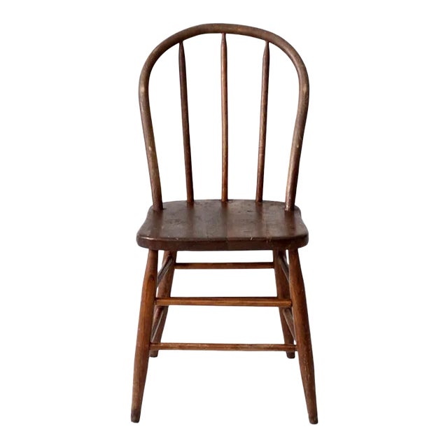 Antique Spindle Back Chair For Sale
