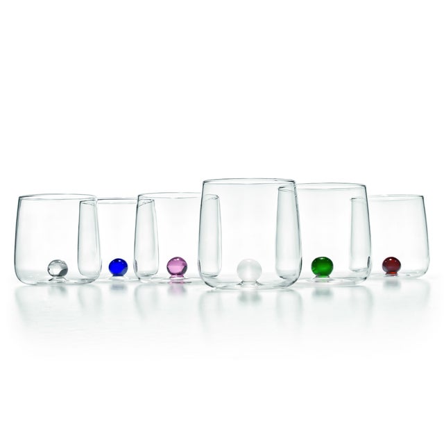 Zafferano Zafferano Bilia Tumbler Pink - Set of 6 For Sale - Image 4 of 5