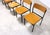 Wood Vintage Industrial Dining Chair, 1960s For Sale - Image 7 of 10