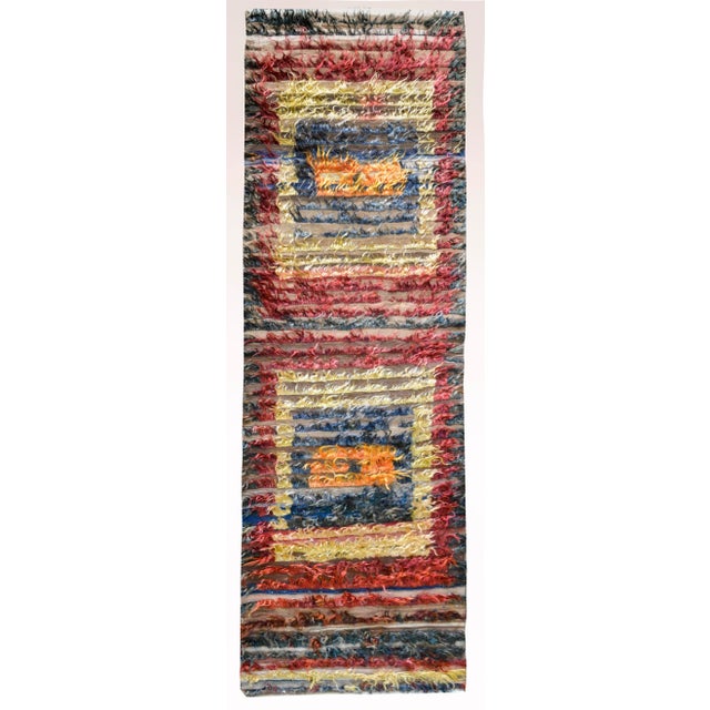 Vintage Turkish Tulu Rug For Sale - Image 10 of 10