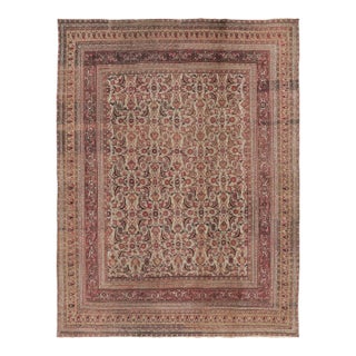 Antique 20th Century Doroksh Rug in Jewel Tones With Paisley Design - Rug & Kilim For Sale