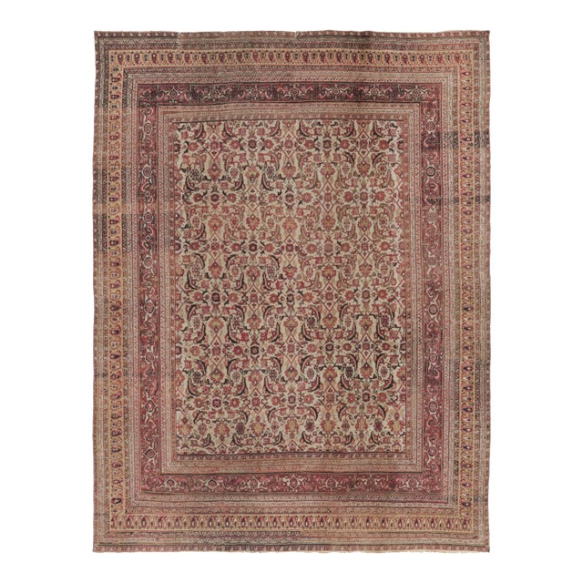 Antique 20th Century Doroksh Rug in Jewel Tones With Paisley Design - Rug & Kilim For Sale