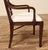 Set of 10 Medium Walnut Finish Cross Back Dining Room Chairs, English-Style Chairs W Crypton For Sale - Image 9 of 15