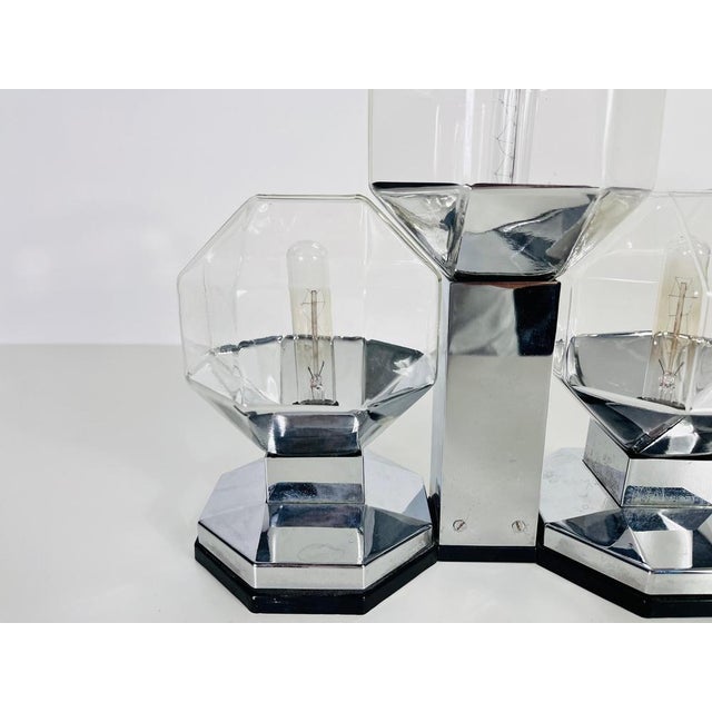 Large Modular Flush Mount attributed to Motoko Ishii for Staff Leuchten, 1970s For Sale - Image 6 of 17