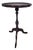 Vintage Wine Tripod Table Piecrust Scalloped Edge English 1950 Postage Available For Sale