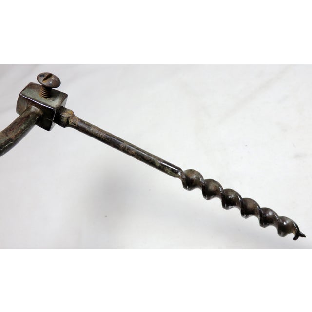 Antique Carpenters Brace With Auger Bit Chairish