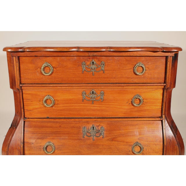 Wood Dutch Fruit Wood Kettle Base Chest of Drawers For Sale - Image 7 of 13