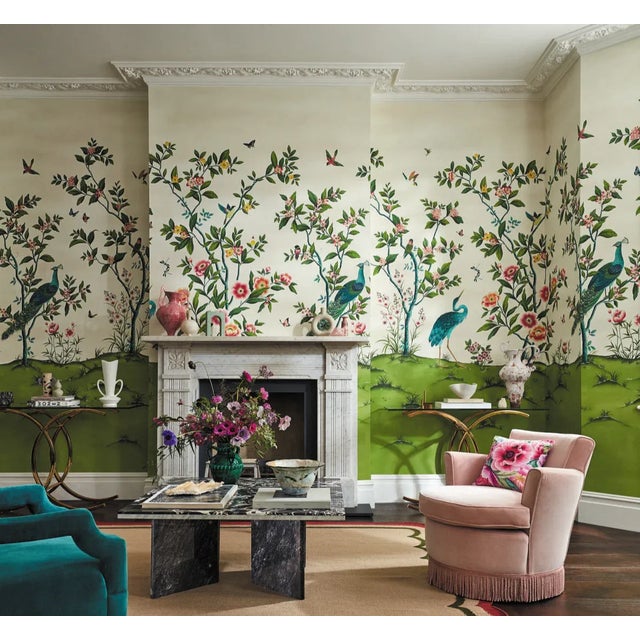 Evocative of a perfect summer‚Äôs day Florence is inspired by the magic of ancient Chinese wallpapers. Originally hand...