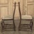Wood Set of 6 Antique Queen Anne Chestnut Dining Chairs For Sale - Image 7 of 18