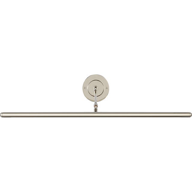 Emery 30" Picture Light in Polished Nickel Designer: Amber Lewis Finish: Polished Nickel Height: 4.5" - 7" Width: 30"...