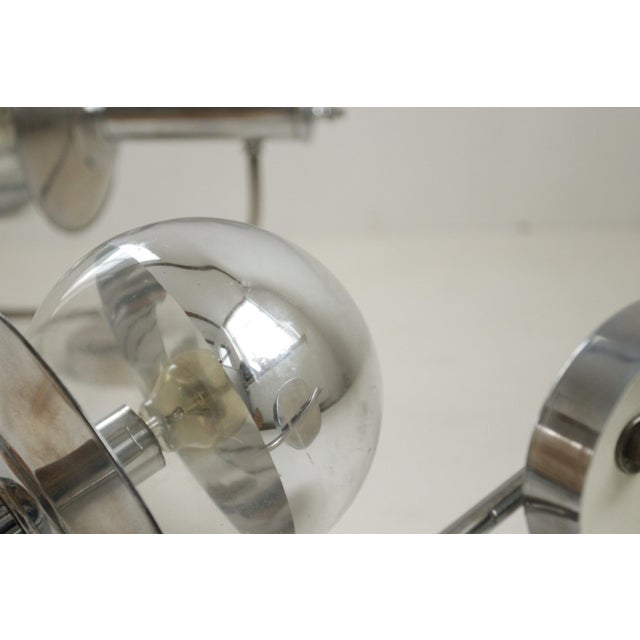 Mid-Century European Chrome Wall Sconces with Mirrored Globe Shades, 1960, Set of 2 For Sale - Image 14 of 15