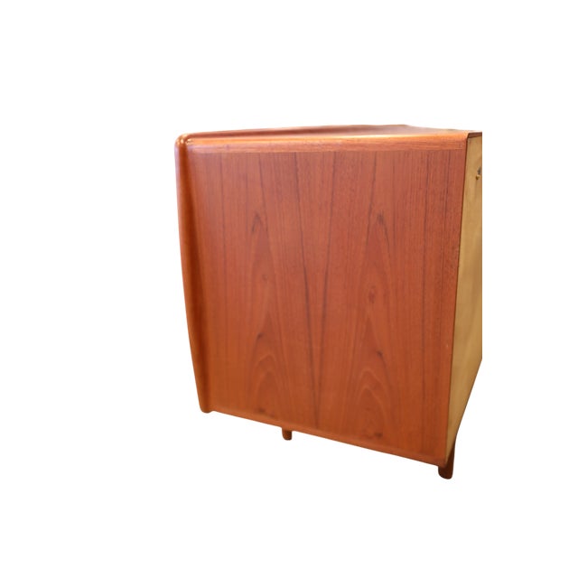 Brown Long Sideboard in Teak with Drawers and Sliding Doors from H.P. Hansen, 1960s For Sale - Image 8 of 18