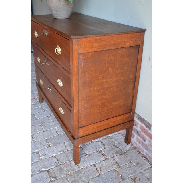 Antique Oak Empire Chest of Drawers For Sale - Image 6 of 10