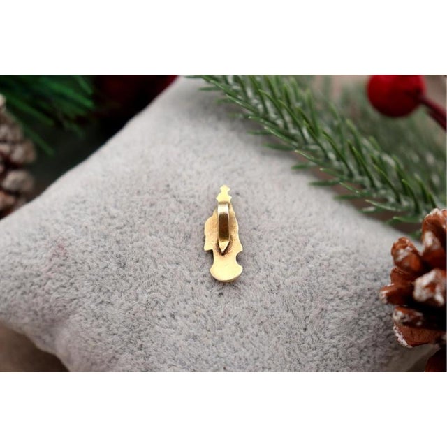 Gold Our Lady of the Immaculate Conception Pendant For Sale - Image 4 of 6