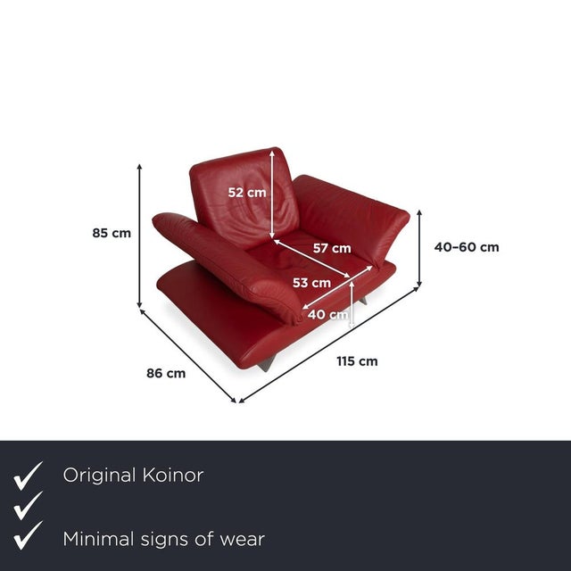 The invitingly rounded shapes and the seemingly floating legs make the Rossini series from German manufacturer KOINOR so...