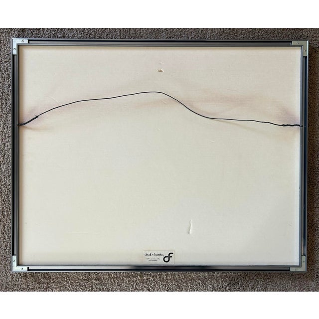 Onyx Vintage Original Lithograph of St Marks Square in Venice Italy by Artist Charles Cobelle 1902-1994 For Sale - Image 8 of 8