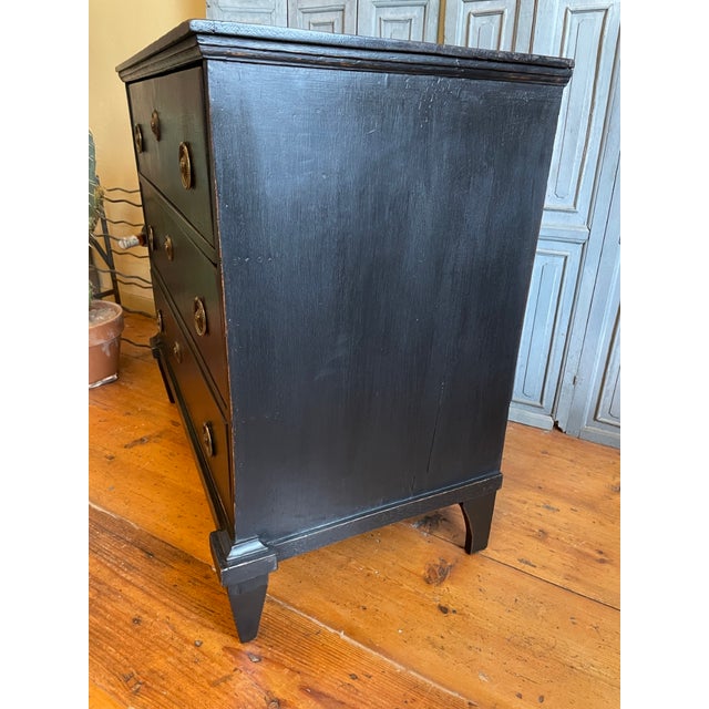 Wood Antique Dutch Chest of Drawers, 1800 For Sale - Image 7 of 15