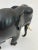 Antique Anglo Indian Elephant Black Ebonized Wood Hand Carved Sculpture For Sale - Image 9 of 12