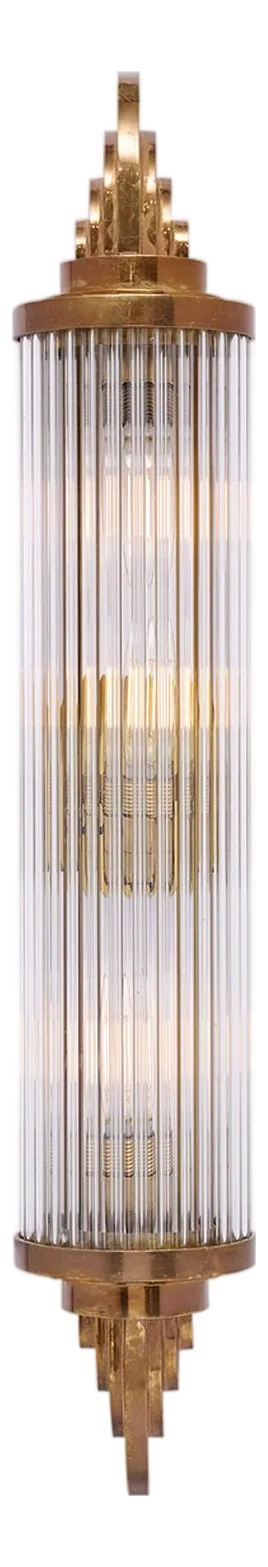 Single Art Deco Period French Glass Sconce