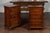 Pair of Italian 1860s Walnut Petite Commodes with Three Drawers and Bun Feet For Sale In Atlanta - Image 6 of 12