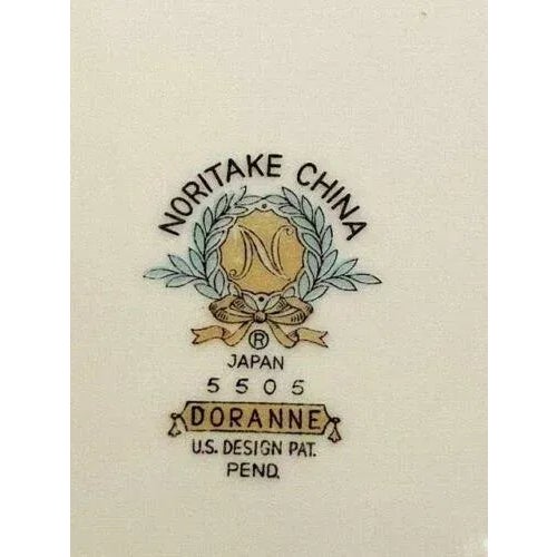 Mid-Century Modern Vintage 1960s Noritake Doranne Very Large Oval Serving Platter For Sale - Image 3 of 10