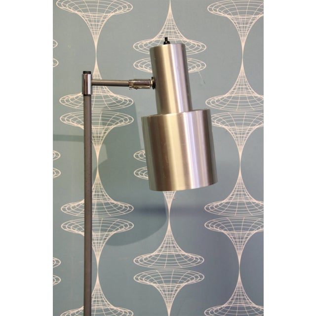 Aluminum Floor Lamp by Jo Hammerborg for Fog & Mørup, 1960s For Sale - Image 6 of 13