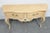 French Louis XV Carved Distressed Console Table For Sale - Image 3 of 8