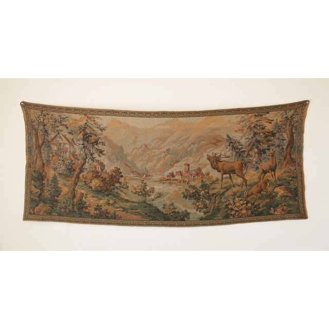 A Belgian Vintage Tapestry Wall Hanging from the mid-20th century. Based on the two times my family set up new homes, it...