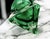 Emerald Murano Glass Vase attributed to Fratelli Tosi, 1960s For Sale - Image 17 of 18
