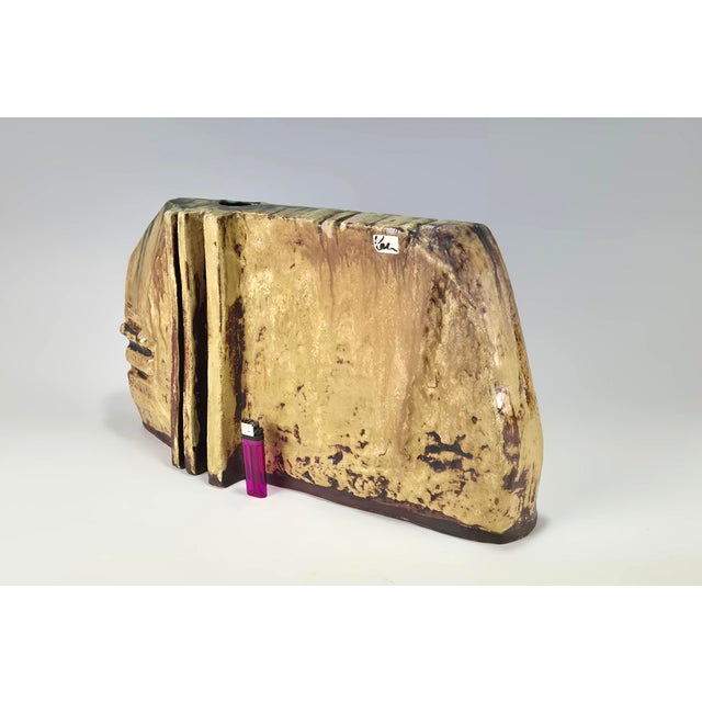 Gold Studio Ceramic Model V553 Vase by Helmut Schäffenacker, 1970s For Sale - Image 8 of 18