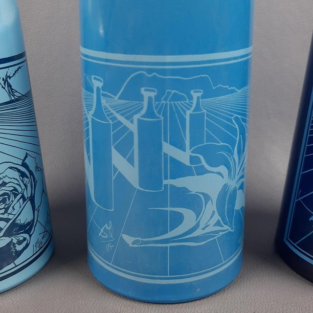 Vintage Collectible Glass Bottles by Salvador Dali, 1970s, Set of 3 For Sale - Image 14 of 17