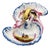 Antique French Porcelain Double Salt Cellar Dish by Charles Field Haviland for Gérard, Dufraisseix & Morel, 1890s For Sale