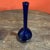 20th C. Pair of Mid-Century Modern Arthur Percy for Gullaskruf Cobalt Blue Glass Bulb Vases - Made in Sweden For Sale - Image 11 of 12